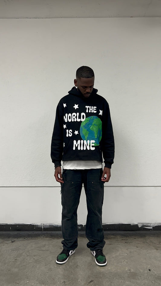 The World is Mine Black Hoodie￼